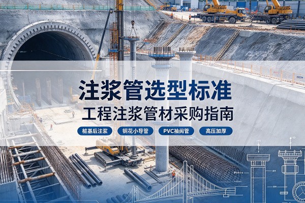 宽城注浆管选型标准