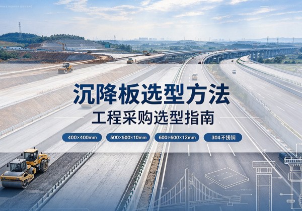 宽城沉降板选择方法